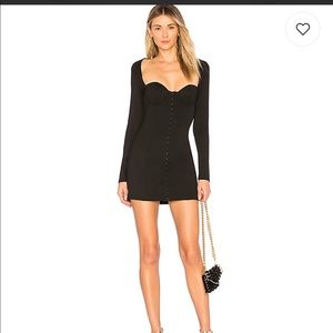 NBD Robbie Black Corset dress (Revolve)